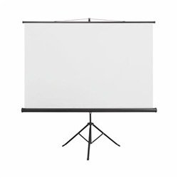 Bi-Office Tripod Projection Screen; 125x125cm