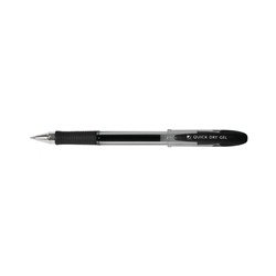Q-Connect Quick Dry Gel Pen Medium Black (Pack of 12) KF00678