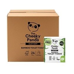 Cheeky Panda Bamboo 3-Ply 4x 200 Sheets Toilet Rolls (Pack of 6) 1102181