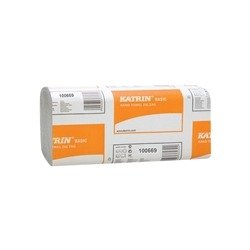 Katrin Zig Zag Hand Towels 1-Ply White (Pack of 5000) 100669