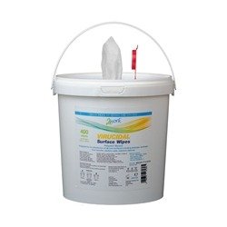 2Work Disinfectant Virucidal Multi Surface Wipes (Pack of 400) 2W07536