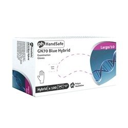 Shield Vinyl/Nitrile Mix Powder Free Gloves Large (100 Pack) GN70