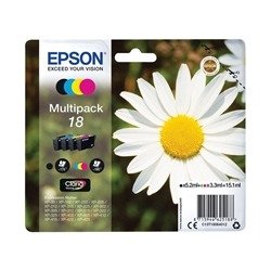 Epson 18 Daisy Claria Home Ink Cartridge CMYK Multipack C13T18064012