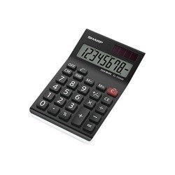 Sharp Black Semi-Desktop Calculator EL310N