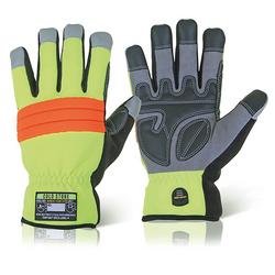 Mec Dex Cold Store Mechanics Gloves 1Pr Saturn Yellow L MECWN-741L