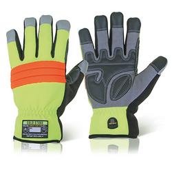 Mec Dex Cold Store Mechanics Gloves 1Pr Saturn Yellow S MECWN-741S