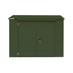 Safestor Richmond Metal Garden Shed Fir Green SFSC016-318