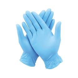 Disposable Powder Free Latex Free Nitrile Gloves Blue Extra Large (Pack of 100) WX07358