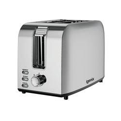 Igenix 2 Slice Toaster 750W Stainless Steel IGT0209SS