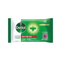 Dettol Antibacterial Hand and Surface Wipes 15 Wipes Fresh (Pack of 9) GB-TRG