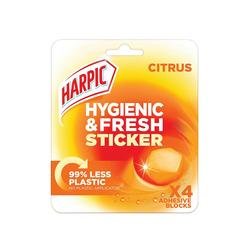 Harpic Hygiene Sticker/Block x4 Citrus (Pack of 6) GB-AA0