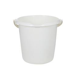 Whitefurze Plastic Bucket 10 Litres Cream H07088