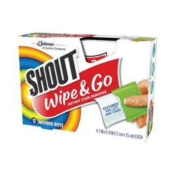 Shout Wipe + Go 12x12 Wipes (Pack of 144) 686661