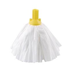 2Work Big White Mop Head Yellow (Pack of 10) 2W10495