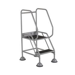 5 Star UK Domed Feet Anti-Slip 2 Tread Steps Grey FS687747