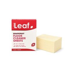 Wash with Leaf Floor Cleaning Sheets White (Pack of 30) Leaf-FLOOR-30