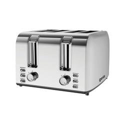 Igenix 4 Slice Toaster 1500W Stainless Steel IGT0409SS