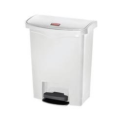 Rubbermaid Slim Jim Pedal Bin 30 Litres White 1883555