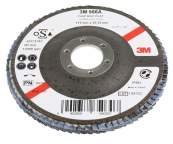 3M Cubitron II Zirconia Aluminium Flap Disc, 115 mm, Medium Grade, P60 Grit 10 Per Pack