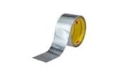 3M 425 Non-Conductive Aluminium Tape, 50mm x 10 m 150 °C Max, Silver
