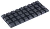 3M Tapered Square Polyurethane Self-Adhesive Feet, 20.5 mm diameter