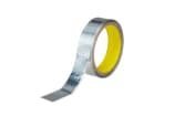3M 425 Non-Conductive Aluminium Tape, 25mm x 10 m 150 °C Max, Silver