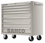 Bahco 7 Drawer Wheeled Roller Cabinet, Stainless Steel