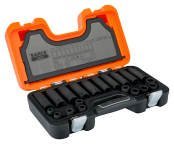 Bahco 20-Piece 1/2 in Deep, Impact, Short, Standard Impact Socket Set