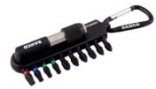 Bahco, Pozidriv, Phillips, Torx Screwdriver Bit Set, 11 Pieces