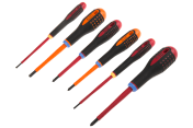 Bahco Phillips, Pozidriv, Slotted Insulated, 6-Piece