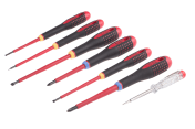 Bahco Pozidriv, Slotted Insulated, 6-Piece