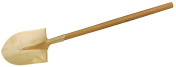 Bahco Shovel Blade Width 240 mm, 1.16 m, Aluminium Bronze, Red