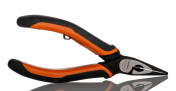 Bahco 2430G 5-Piece Long Nose Plier Serrated, 140mm Overall, 37mm Jaw