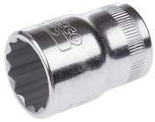 Bahco 1/2 in Drive 20 mm 12 Point Square, 38mm Overall Length