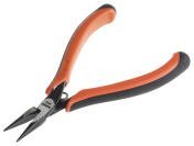 Bahco 1-Piece Long Nose Plier Smooth, 135mm Overall, 25mm Jaw
