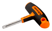 Bahco 905T-060-100 1/4 in Square T-Handle Socket T-Handle, 45mm Overall