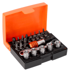 Bahco 26-Piece 1/4 in Hexagon Socket Set