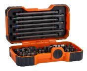 Bahco Mixed Bit Set, Hex, Phillips, Pozidriv, Slotted, Torx Screwdriver Bit Set, 54 Pieces
