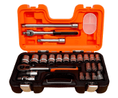 Bahco 24-Piece 1/2 in Standard Socket Set