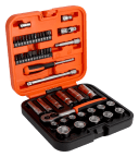Bahco 51-Piece 1/4;3/8 Standard Socket Set