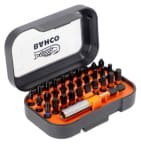 Bahco, Hex, Phillips, Pozidriv, Slotted, Torx Screwdriver Bit Set, 31 Pieces