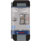 Bosch 18-Piece for Stainless Steel, 10 mm Max, 1 mm Min, Stainless Steel Bits
