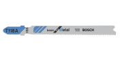 Bosch High Speed Steel Jigsaw Blade, 24 Teeth Per Inch, Non-Ferrous, Ferrous, Sheet Metal, 92 mm, 1-Pieces