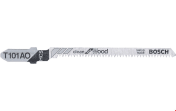 Bosch High Carbon Steel Jigsaw Blade, Softwood, Laminated Panels, Plywood, 83 mm, 1-Pieces