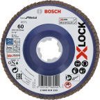 Bosch X Lock Zirconia Aluminium, 115 mm, P80 Grit