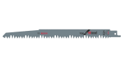 Bosch Reciprocating Saw Blade 100-Piece 240 mm High Carbon Steel, 5 Teeth Per Inch
