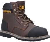 Caterpillar Powerplant Bump Brown Steel Toe Capped Unisex Safety Boots 8, EU 42 0075/953/161/10/20/2680