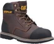 Caterpillar Powerplant Bump Brown Steel Toe Capped Unisex Safety Boots 13, EU 47