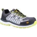 Caterpillar Charge Unisex Black, Lime Fibreglass Safety Trainer, UK 13, EU 47