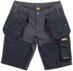 DeWALT DEWALT Black, Grey 8% Elastane, 92% Nylon Work Shorts, 32 in